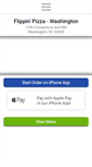 Mobile Screenshot of flippinpizzawashington.com